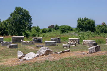 The Temple of Hadrian in Ephesus Ancient City, Sel&ccedil;uk, Turkey.