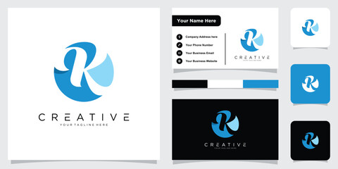 Initial K Logo Design Vector