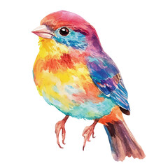 Cute design, An Imaginary Minimalistic 2D flat icon sparrow bird, modern element in vector and EPS format, isolated on a white background, Simple illustration