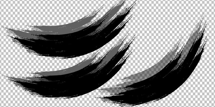 Brush strokes templates, vector grunge paintbrush MODERN,vector EPS 10.