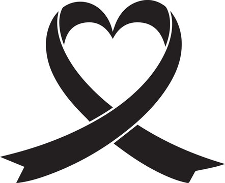 World aids day remembrance heart ribbon awareness symbol hope solidarity support cause