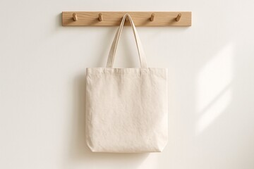 Minimalist Canvas Tote Mockup