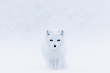 Solitude of the Arctic Fox