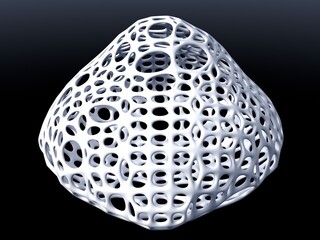 3D illustration of Sci-fi model