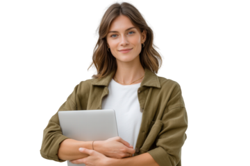 business woman with laptop isolated on white laptop, woman, working, business, businesswoman, people, computer