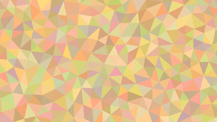Abstract polygonal background with a harmonious blend of pastel colors, creating a visually appealing and modern design element for various applications