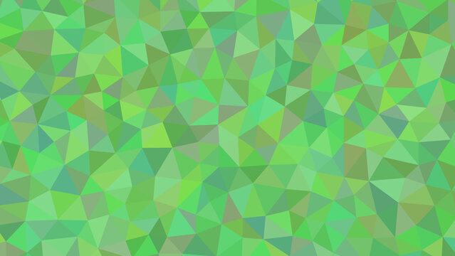 A vibrant tapestry of geometric shapes in varying shades of green, creating a dynamic and visually engaging mosaiclike pattern with a modern feel