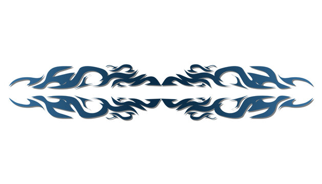 Minimalist black horizontal bar element on a clean white background.