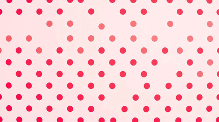 Classic red polka dot patterned desktop background