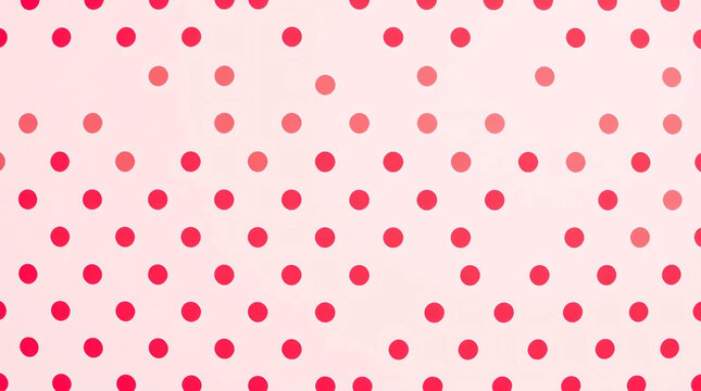 Classic red polka dot patterned desktop background