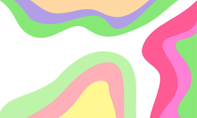 Dynamic Abstract Layered Paper Cut Background