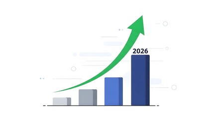 Growth Chart Showing Projected Growth to 2026
