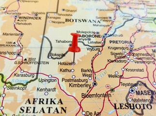 View of Hotazel, is a town in John Taolo Gaetsewe District Municipality in the Northern Cape...