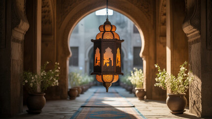 street lamp in the old town