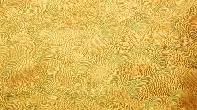 Antique-style gold Japanese-style background generated by AI, ideal for traditional and elegant design projects.