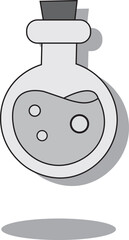 Round magic potion bottle or flask