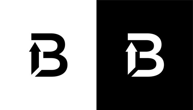 Investment logo with capital letter B, growth finance logo, financial investment logo, business logo - Powered by Adobe