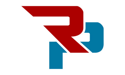 icon RP alphabet logo design