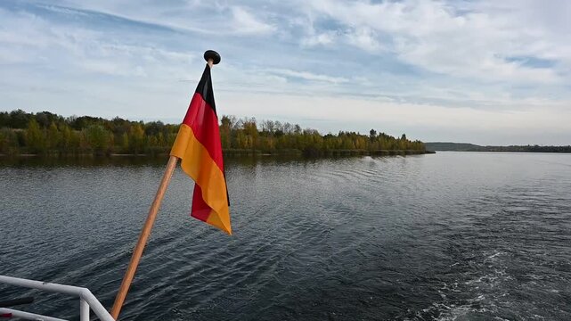 Schifffahrt auf dem Geiseltalsee