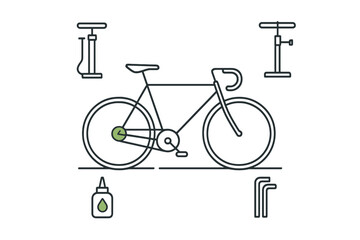 Essential tools and equipment for bicycle repair and maintenance service