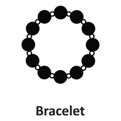 Bracelet Vector Icon which can easily modify or edit