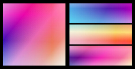 Fototapeta premium Cosmic Gradient Background, deep blues and purples, ethereal and mysterious