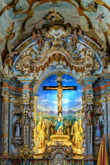 Old Baroque Altar With