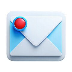 Modern Email Envelope Illustration – Communication and Alert Icon.