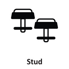 Stud Vector Icon which can easily modify or edit