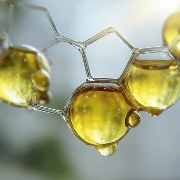 Abstract visualization phytochemistry diffused daylight