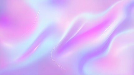 Obraz premium 3D abstract background of shiny plastic waves with purple and blue colors, ideal for modern designs and digital art.