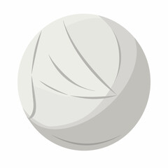 Flat Design Detailed Volleyball Equipment Ball Sport Graphic Illustration
