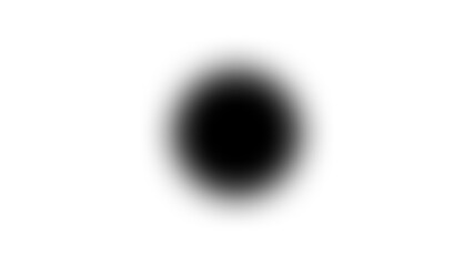 Blurred Black Glow Effect PNG Soft Dark Hazy Circular Light