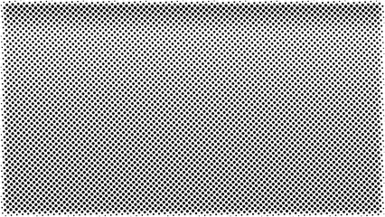 Tightly packed black halftone dot texture forming a smooth vintage print effect, suitable for overlays, posters, and comic-style artwork