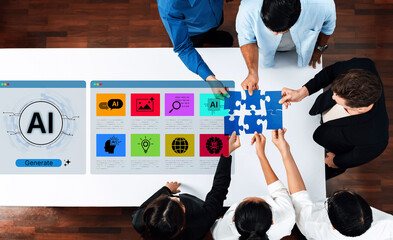 A user interface for a generative AI platform. This technology uses machine learning to create new digital content, automate tasks, and provide intelligent solutions. Fermion