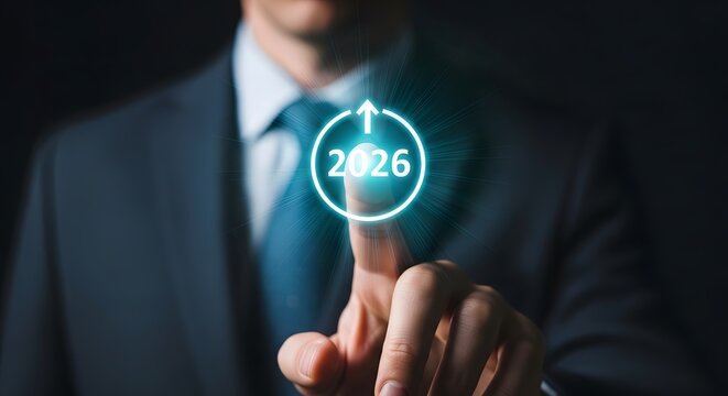 2026 Interactive Finance Graph – Business Touch Interface