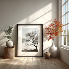 Painting with flowers