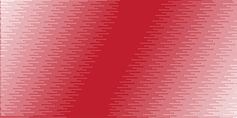 Pixelated bitmap gradient texture. Retro pixel art, green dither pattern red modern