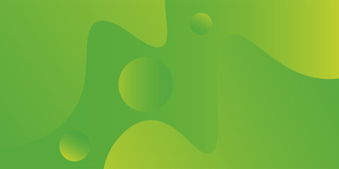 Abstract background with gradient shapes. Dynamic abstract composition Vector illustration. Design element for web banners, posters,elegant green and yellow