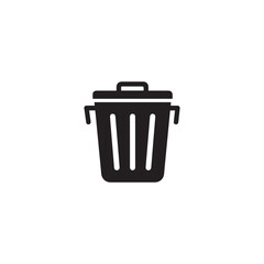 Vector Trash icon isolated on a white background