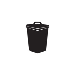Vector Trash icon isolated on a white background