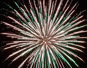 Celebrate with vibrant fireworks bursting at night