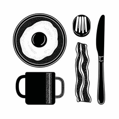 Breakfast Meal Flat Lay
