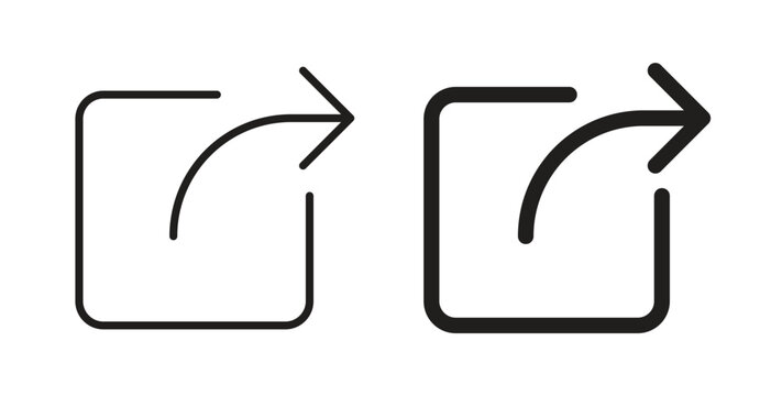 Export icon in simple flat trend modern graphic design abstract logotype element