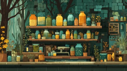 A cozy fermentation workshop with a diver in our community kitchen