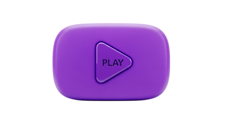 play button on white background