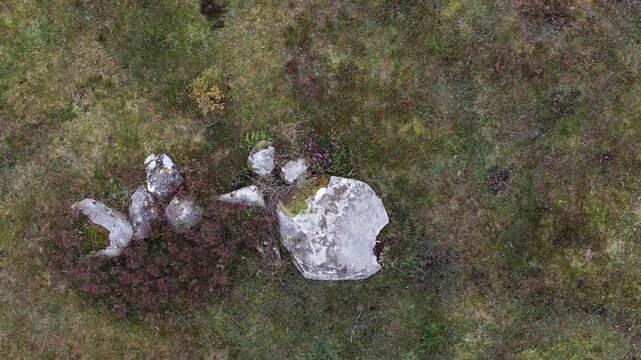 Rocks on peatbog in County Donegal - Ireland
