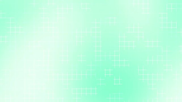 Mint green gradient background with soft glowing grid lines forming a clean abstract layout Ideal for modern design themes and global celebrations such as digital events or futuristic festive visuals