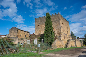 Lacataye Castle, a 15th-century structure located in Mont de Marsan, showcases impressive architecture.
