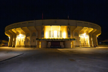 Located in Mont de Marsan, France, this circular arena is a notable site for bullfighting events. Its unique architecture draws visitors and celebrates cultural traditions year-round.